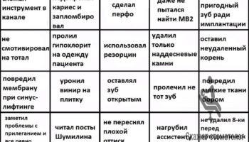 Бинго стоматолога
